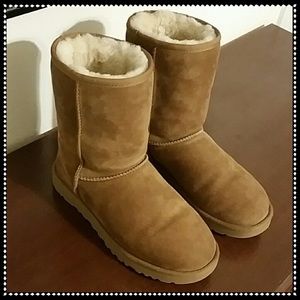 ☃️ Ugg Tan Mid Calf Boots